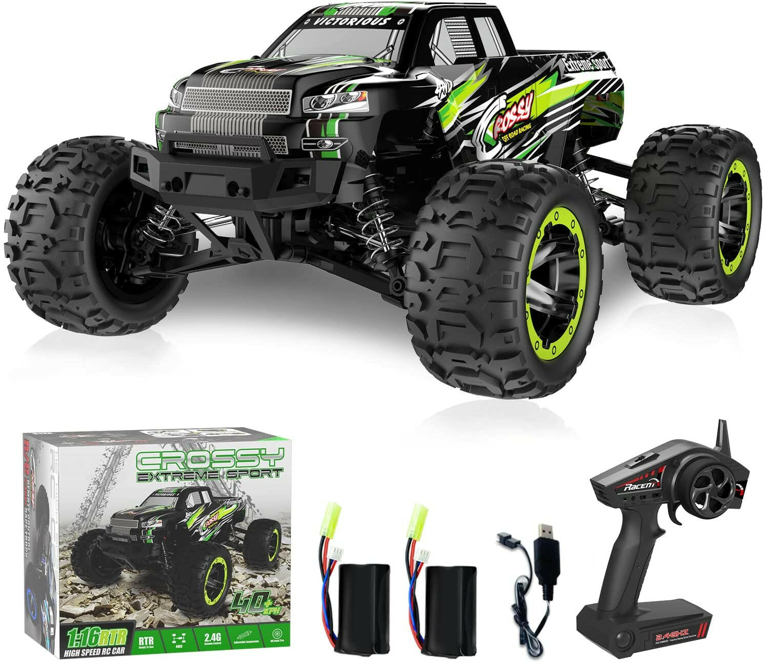 1:18 RC Rally Car Electric 2.4GHz Radio Remote Control 4WD RTR Red New