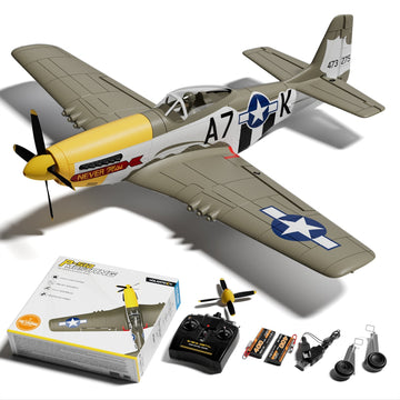 VOLANTEXRC 500MM Mustang P51 Brushless with Gyro Stabilizer 76802