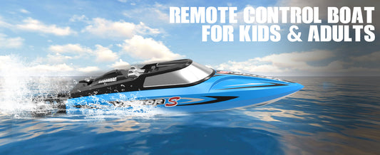 Explore the Waves with the Orion 797-4 RC Boat in Green and Blue-exhobbyrc.