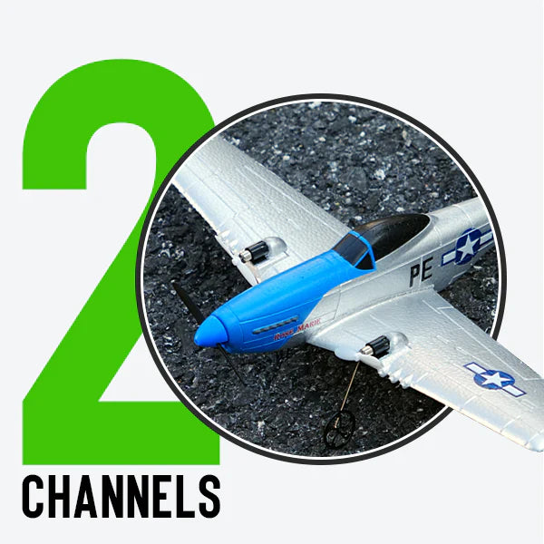 Aviones de 2 Canales