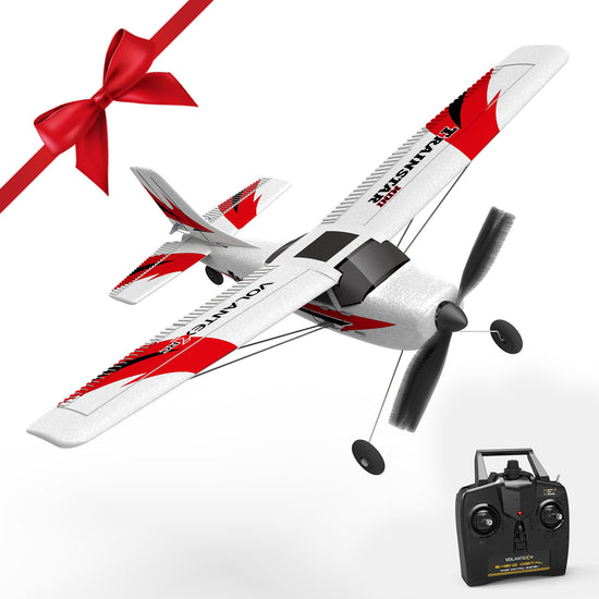 VOLANTEXRC Trainstar Mini Beginner Airplane with Xpilot Gyro System (761-1) RTF.