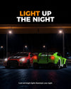 RACENT 1:20 RC Drift Car 4WD, LED Light, 2 Batteries, Dual Motor GREEN