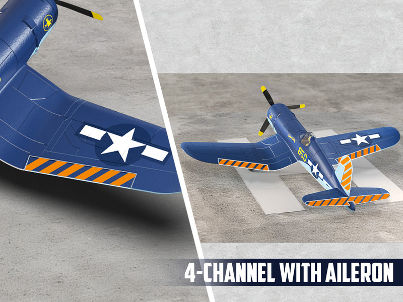 VOLANTEXRC 500MM Corsair F4U Brushless with update motor 76803