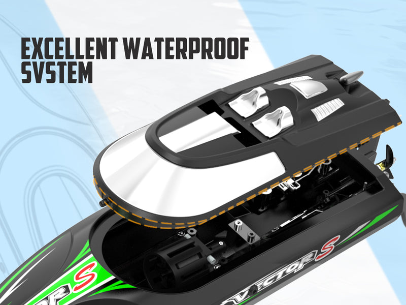 VOLANTEXRC VectorS Brushless 30mph High Speed RC Boat for Lake Racing Self Righting Feature