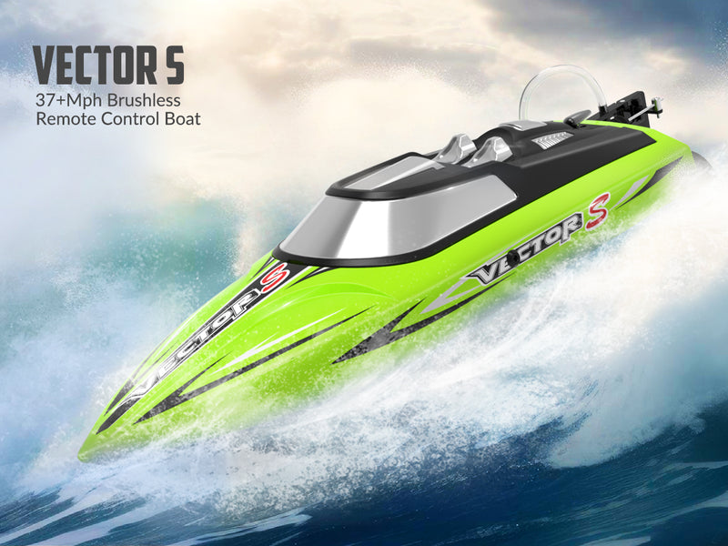 VOLANTEXRC VectorS Brushless RC Boat Self Righting for Lake Racing Kids Adults Great Gift Boat