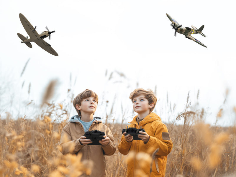 VOLANTEXRC Spitfire (RTF) 3CH 400mm con giroscopio (15,7'') 76205