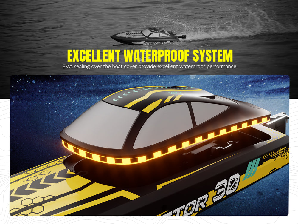 VolantexRC Vector 30 High Speed RC Boat: 30MPH & Self-Righting