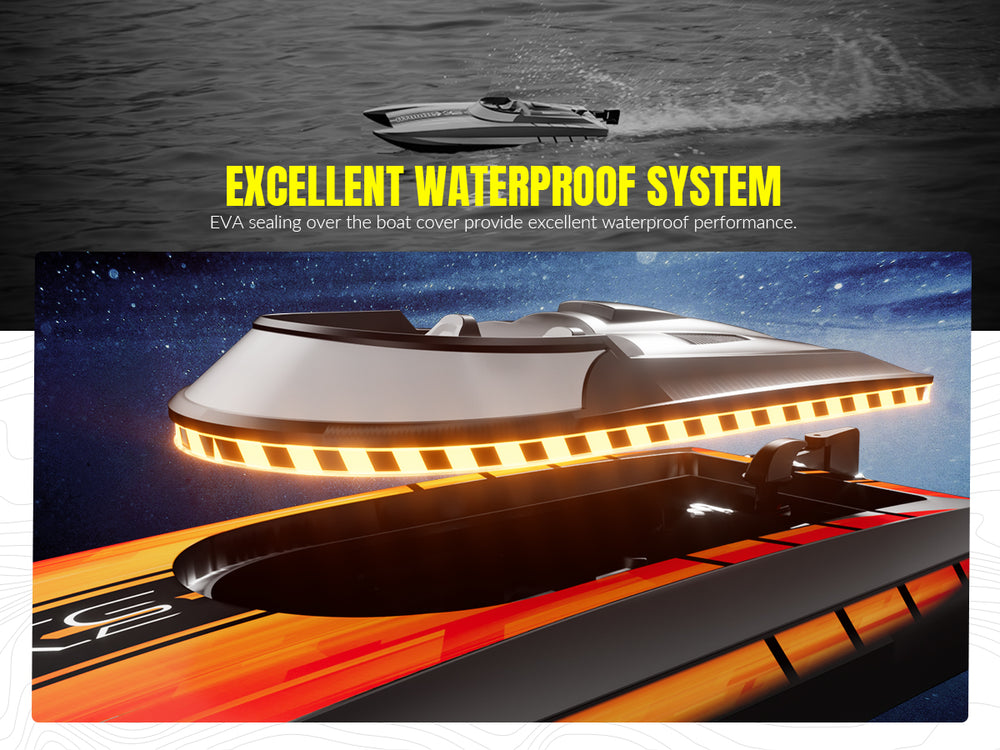 VOLANTEXRC Atomic XS 20MPH High-Speed RC Boat for Pools & Lakes