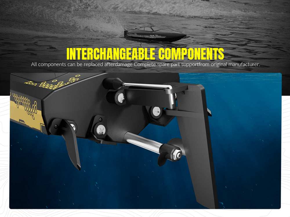 VolantexRC Vector 30 High Speed RC Boat: 30MPH & Self-Righting