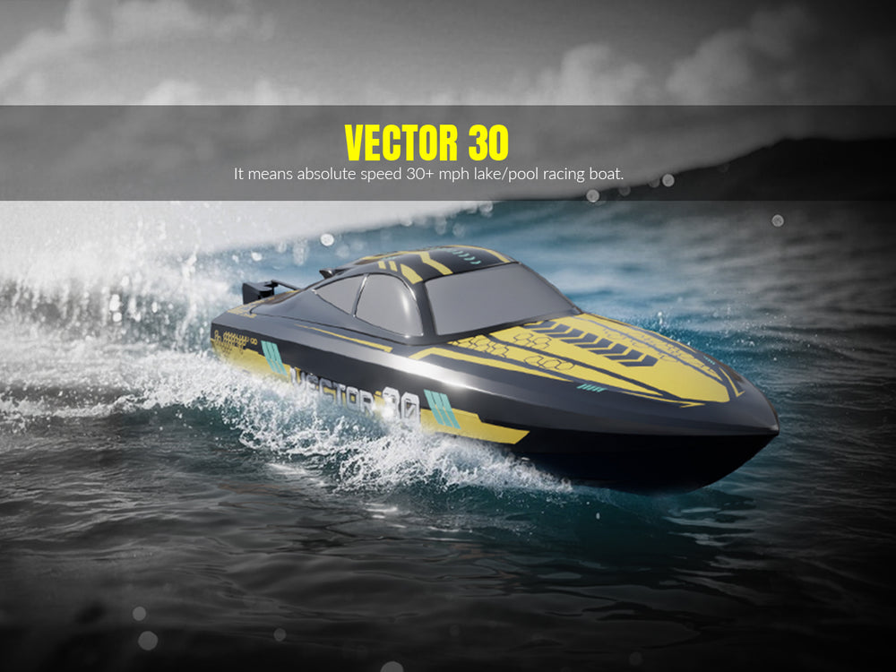 VolantexRC Vector 30 High Speed RC Boat: 30MPH & Self-Righting