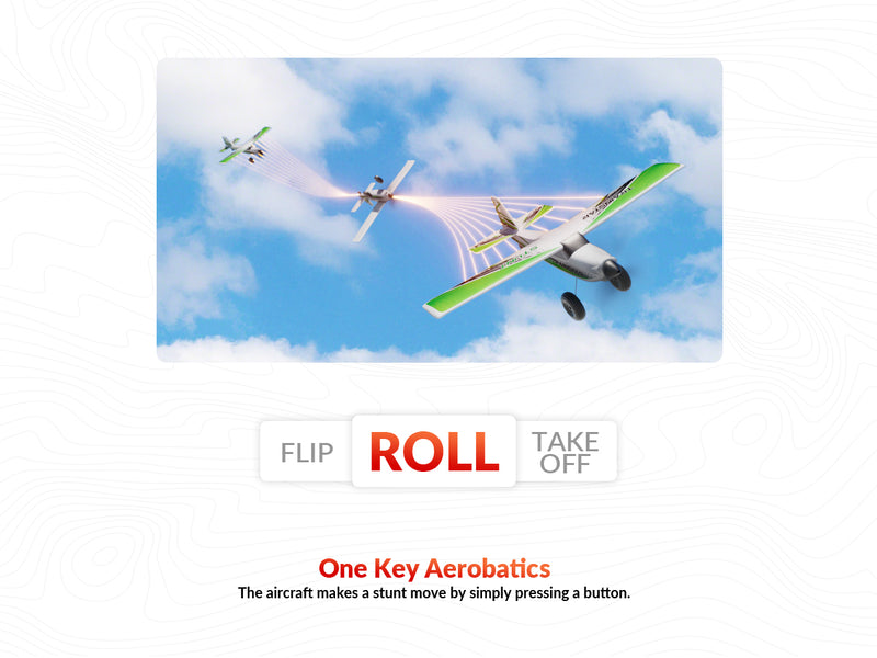 Volantexrc 500 mm Trainstar Stunt sin escobillas con motor de actualización 76804