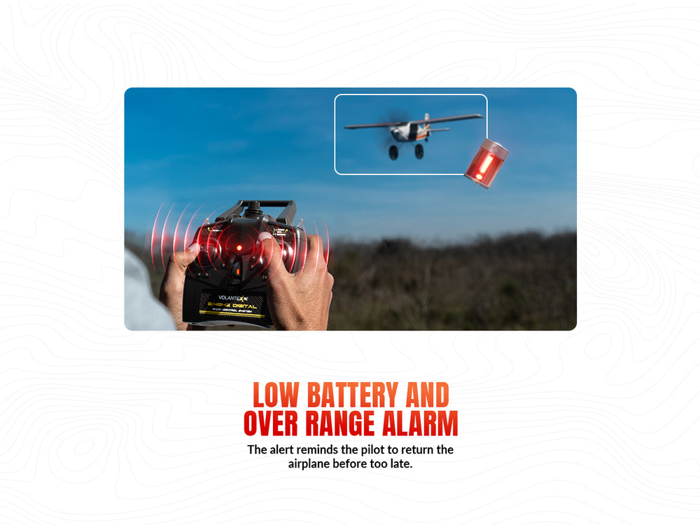 VOLANTEXRC 500MM TrainStar STUNT Brushless RC Plane RTF for Beginners