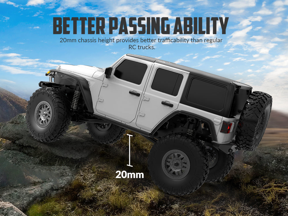 RCS24 Off Road 1/24 Rock Crawlers with LED 4WD