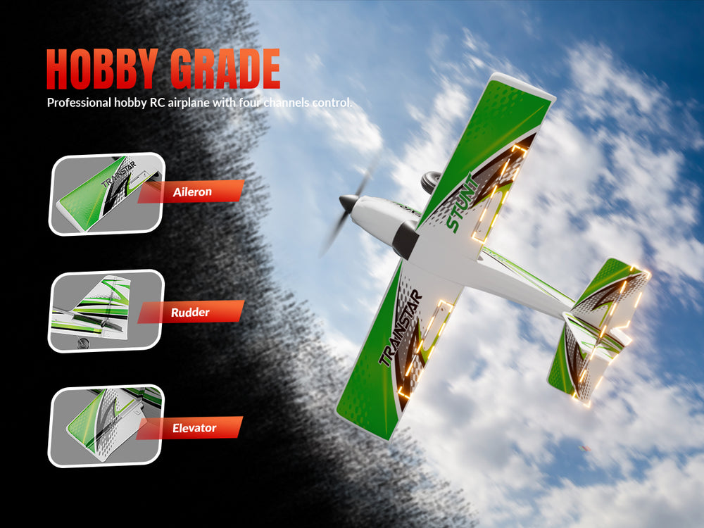 Volantexrc 500 mm Trainstar Stunt sin escobillas con motor de actualización 76804