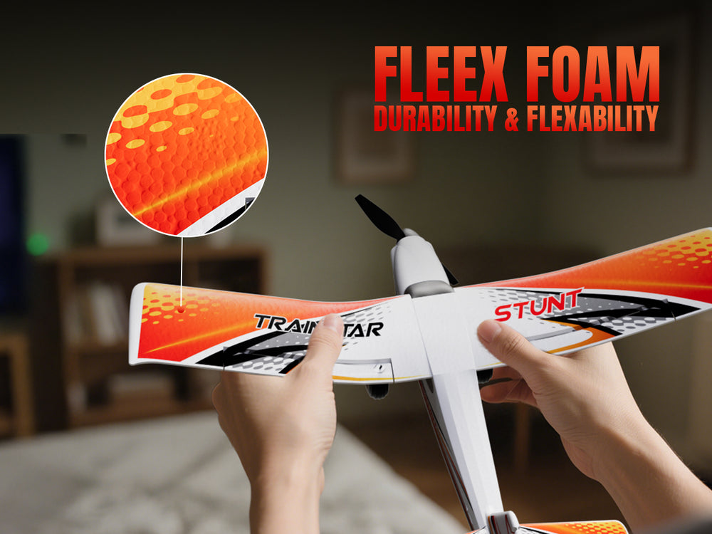 VOLANTEXRC 500MM TrainStar STUNT Brushless RC Plane RTF for Beginners