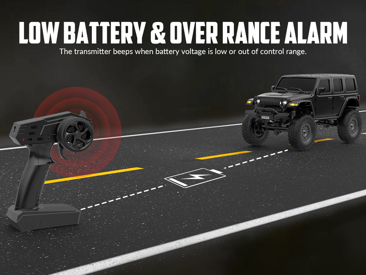 RACENT 1:24 Crawler RC Monster Truck - Rock Climbing | EXHOBBY