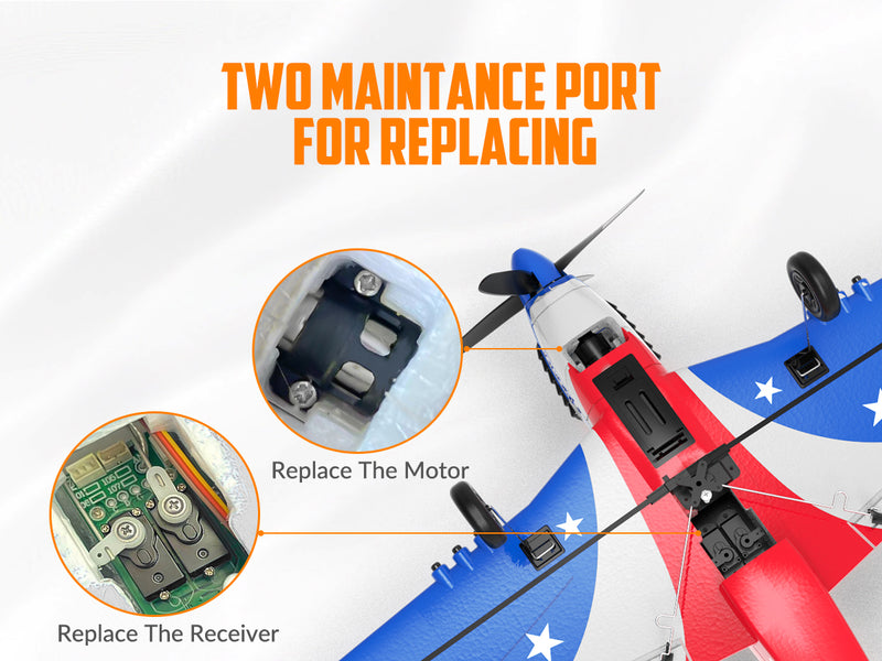 VOLANTEXRC Miss America (RTF) 4CH 400mm For Beginner (15.7'') 76105