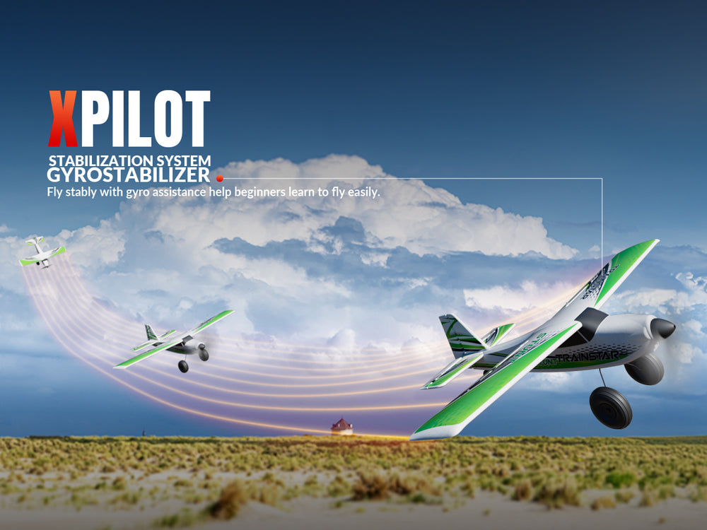 Volantexrc 500 mm Trainstar Stunt sin escobillas con motor de actualización 76804