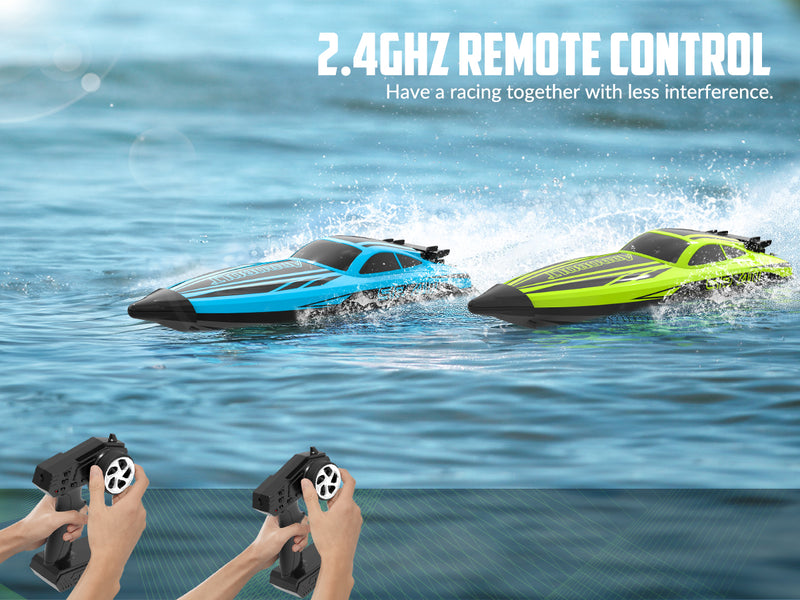 VOLANTEXRC Green SR40 Brushless 30+MPH RC Boat (79705)