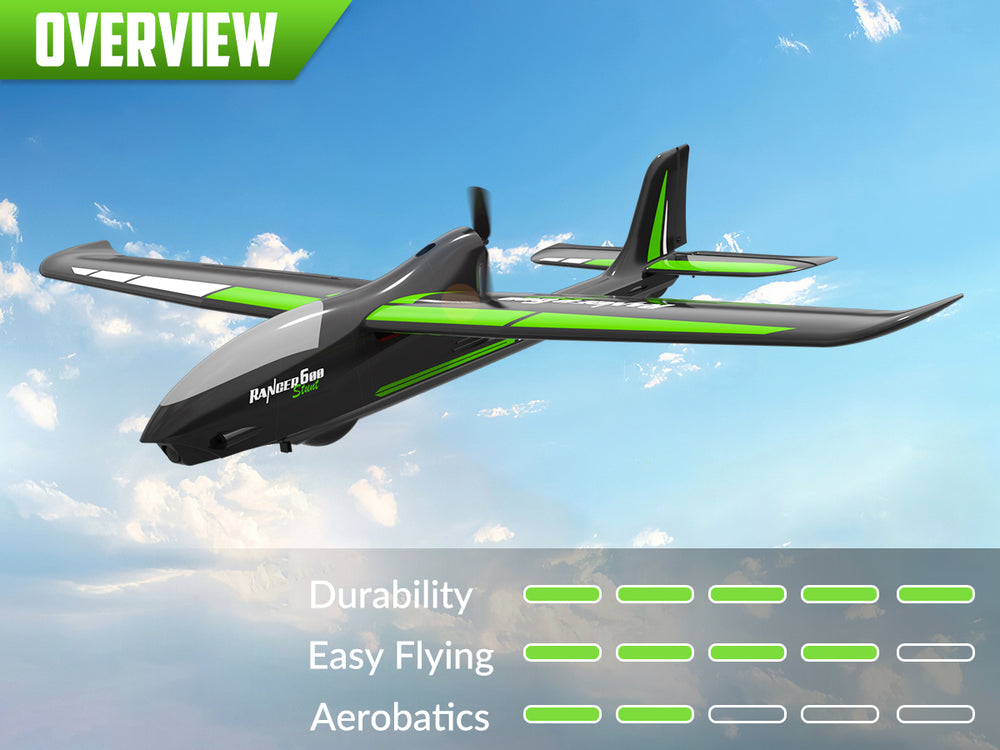 Ranger 600S 4CH RC Glider RTF Beginner Airplane