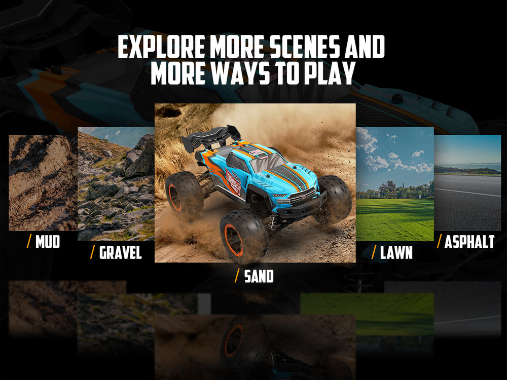 Tornado 1/16 4WD Off Road RC Car RACENT Blue Tornado 1/16 4WD Off Road RC Car 30MPH