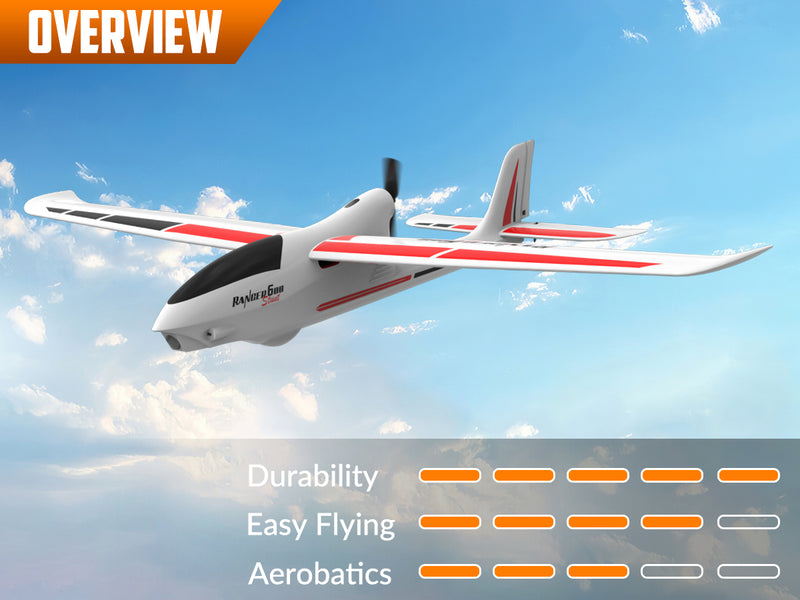 Volantexrc Ranger 600s White (RTF) 4ch RC Glide (23.6 '') 76102S