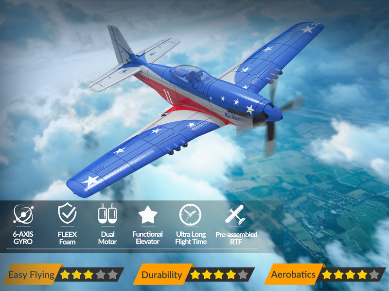 VOLANTEXRC Miss America (RTF) 4CH 400mm For Beginner (15.7'') 76105