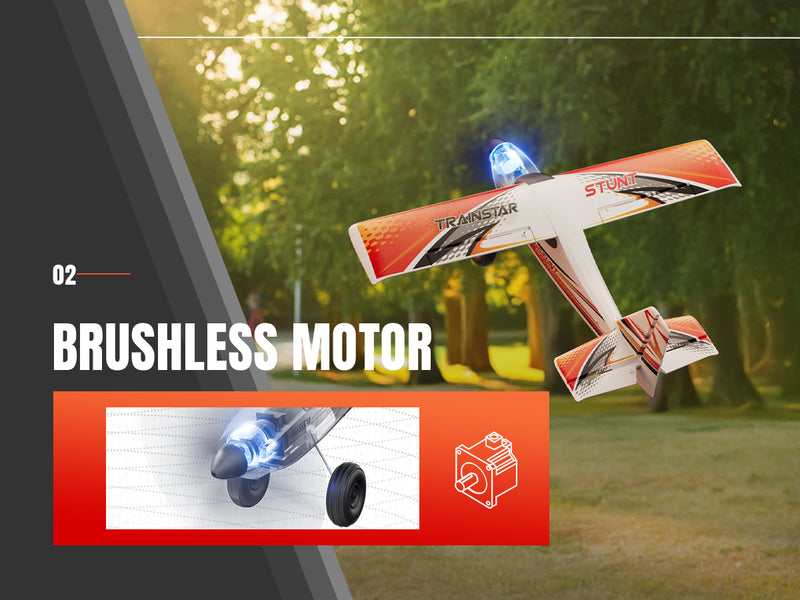 VOLANTEXRC 500MM TrainStar STUNT Brushless with update motor 76804-RED