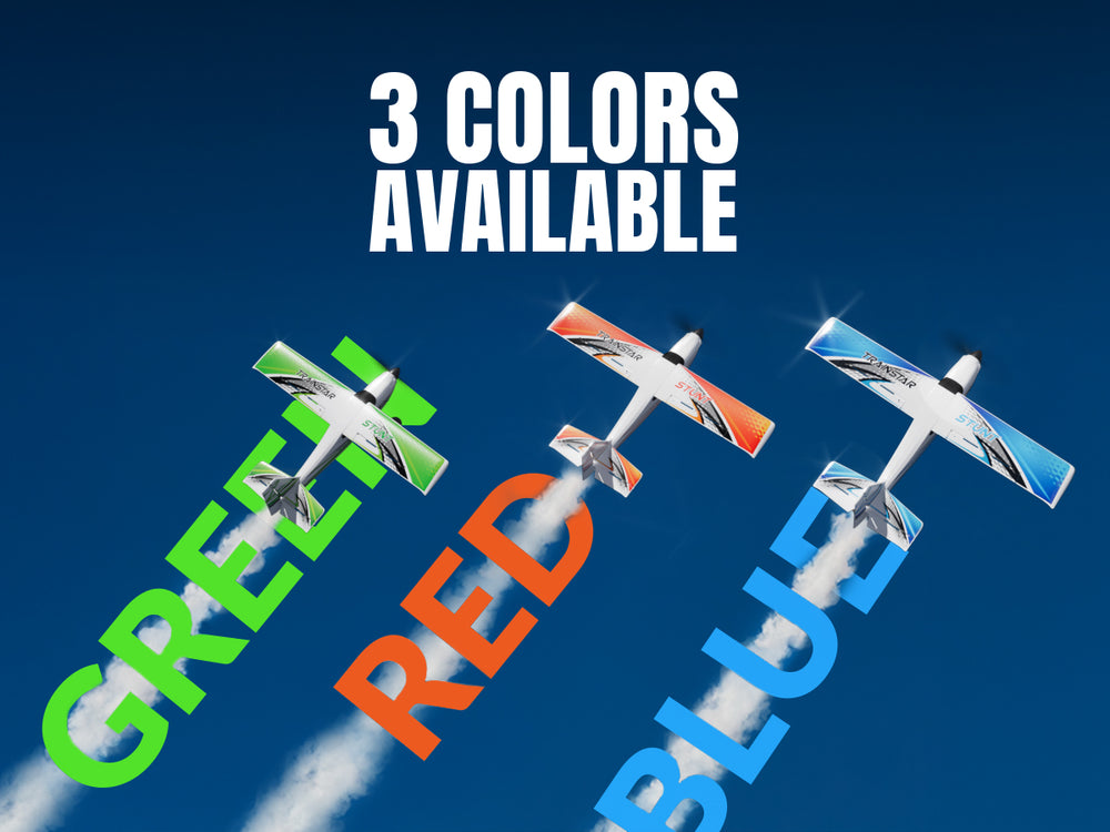 VOLANTEXRC 500MM TrainStar STUNT Brushless RC Plane RTF for Beginners