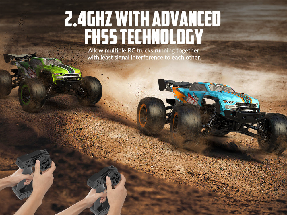 Tornado 1/16 4WD Off Road RC Car RACENT Blue Tornado 1/16 4WD Off Road RC Car 30MPH