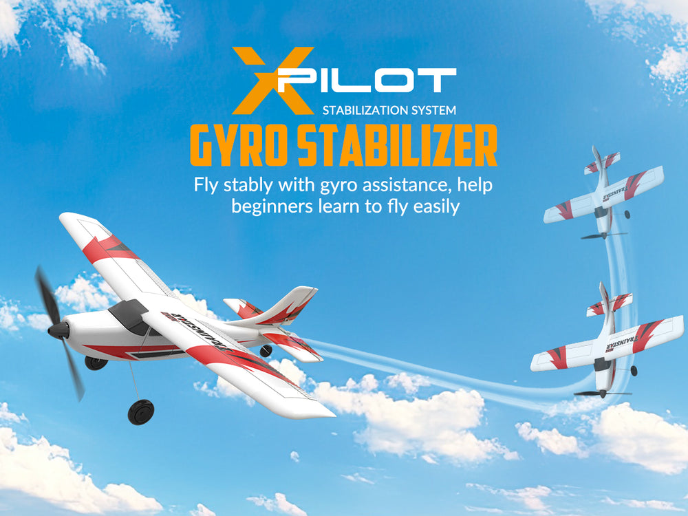 VOLANTEXRC Trainstar Mini 3CH RC Plane RTF Trainer for Beginners