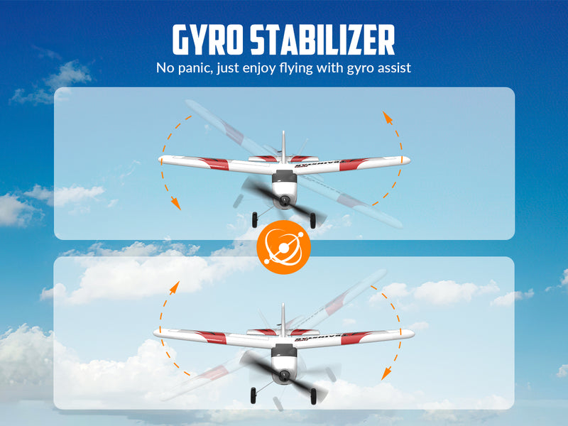 VOLANTEXRC Trainstar Mini (RTF) 3CH 400mm para principiantes (15,7'') 76101