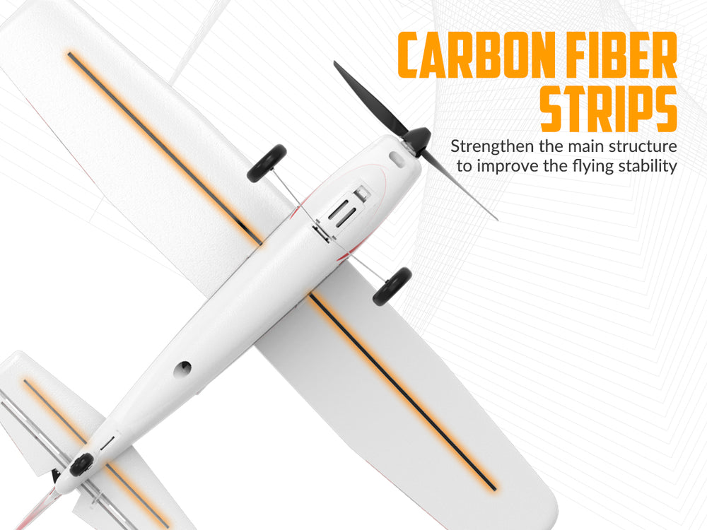VOLANTEXRC Trainstar Mini 3CH RC Plane RTF Trainer for Beginners