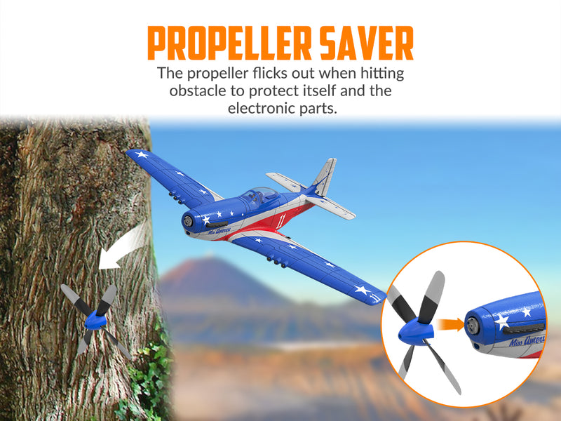 VOLANTEXRC Miss America (RTF) 4CH 400mm For Beginner (15.7'') 76105