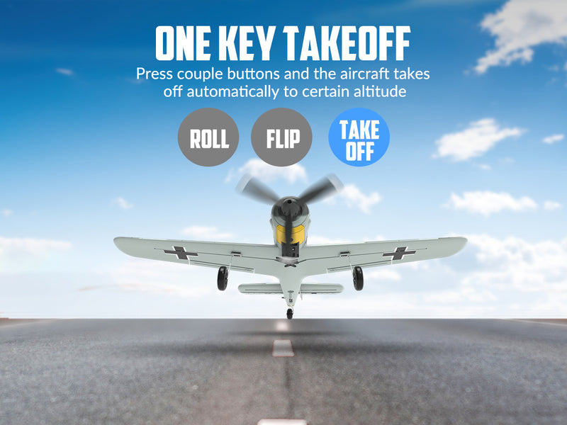 VOLANTEXRC FW190 (RTF) 4CH 400mm with 3 Modes (15.7'') 76117