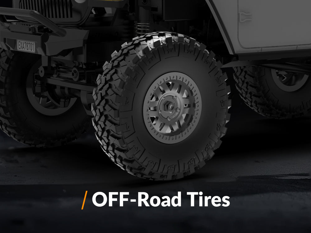 RCS24 Off Road 1/24 Rock Crawlers with LED 4WD