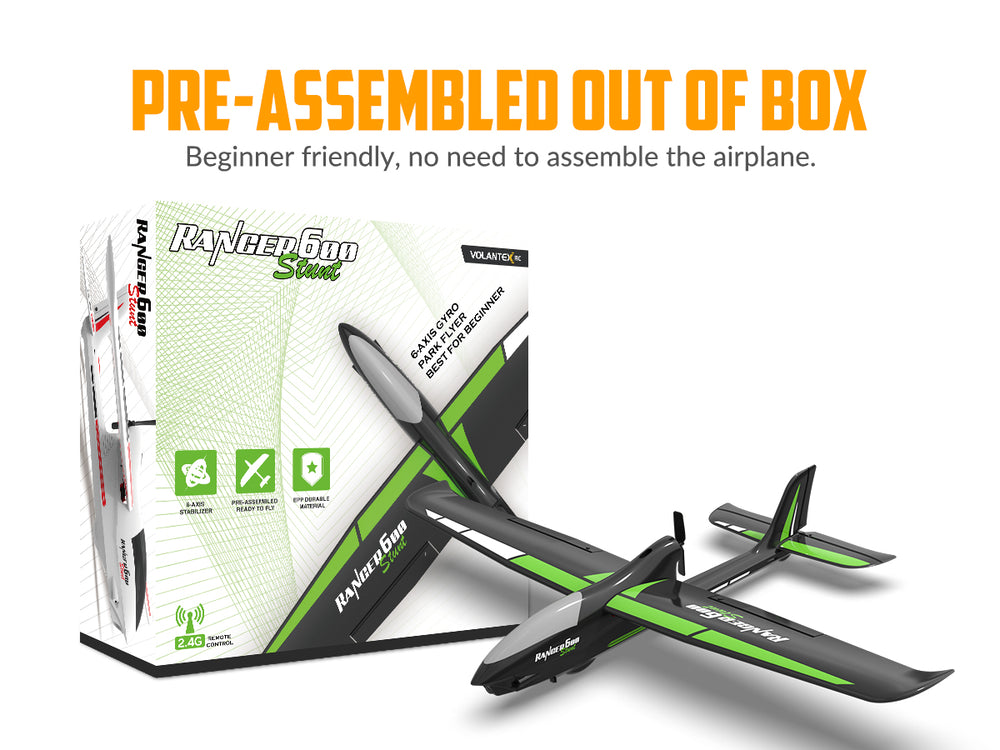 Ranger 600S 4CH RC Glider RTF Beginner Airplane