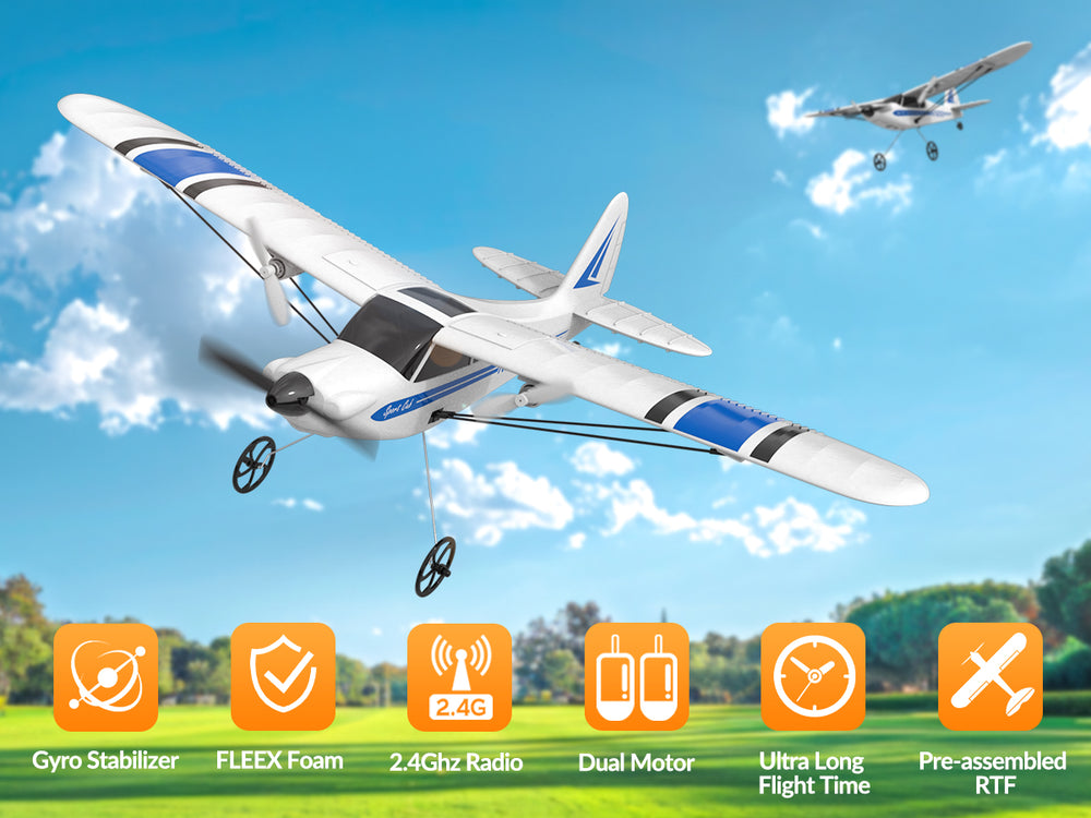 EXHOBBY Sport Cub 2channels Beginners Easy Fly 76202 Blue