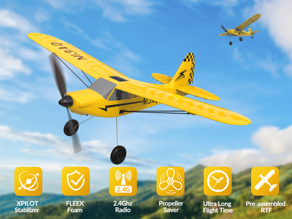 VOLANTEXRC Sport Cub S2 RTF 3CH Beginner RC Airplane