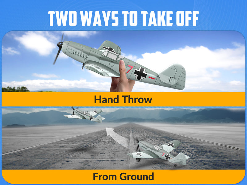 VOLANTEXRC BF109 (RTF) 3CH 400mm para principiantes (15.7'') 76206