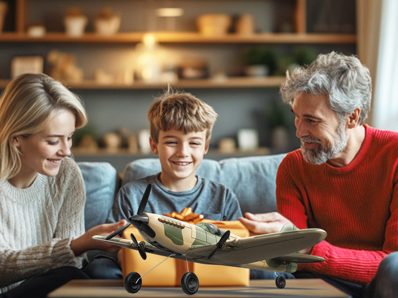 VOLANTEXRC Spitfire (RTF) 3CH 400mm con giroscopio (15,7'') 76205