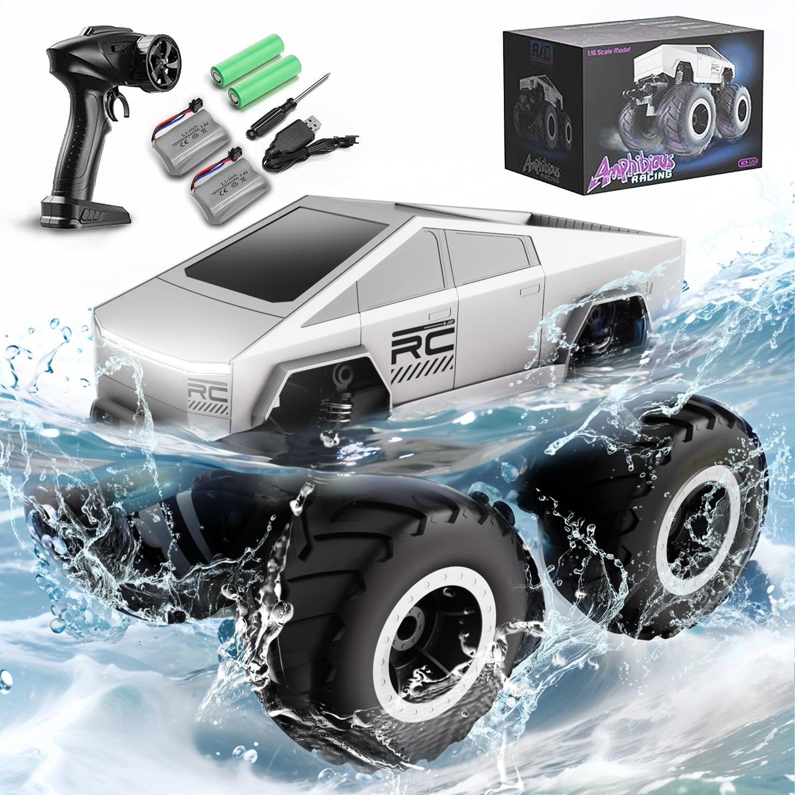 STEMTRON 1:16 Amphibious RC Car | All-Terrain Waterproof Truck | EXHOBBY