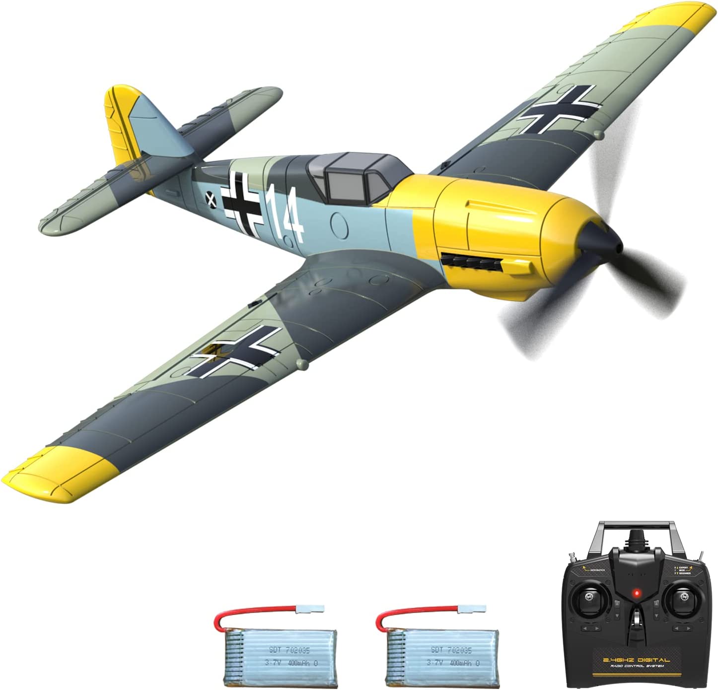 VOLANTEXRC BF109 4CH RC Airplane with Xpilot Stabilization System (foam canopy)