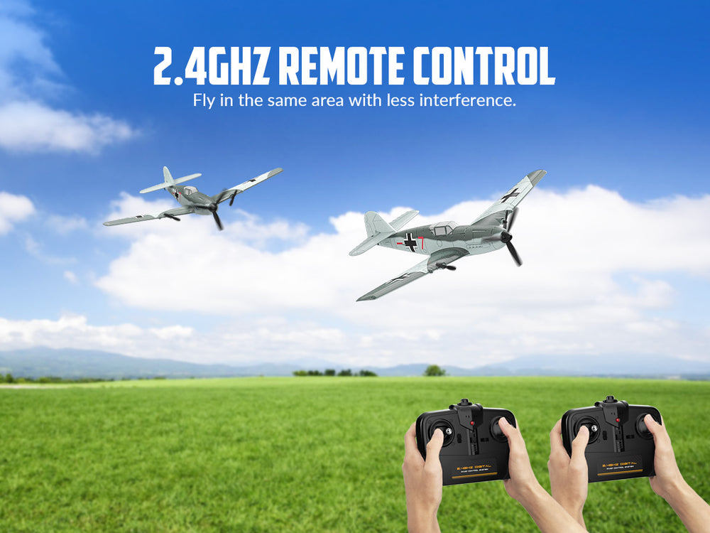 VOLANTEXRC BF109 RC Plane (RTF) 3CH 400mm for Beginners