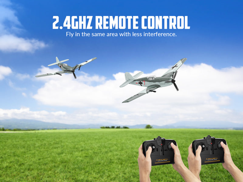 VOLANTEXRC BF109 (RTF) 3CH 400mm para principiantes (15.7'') 76206