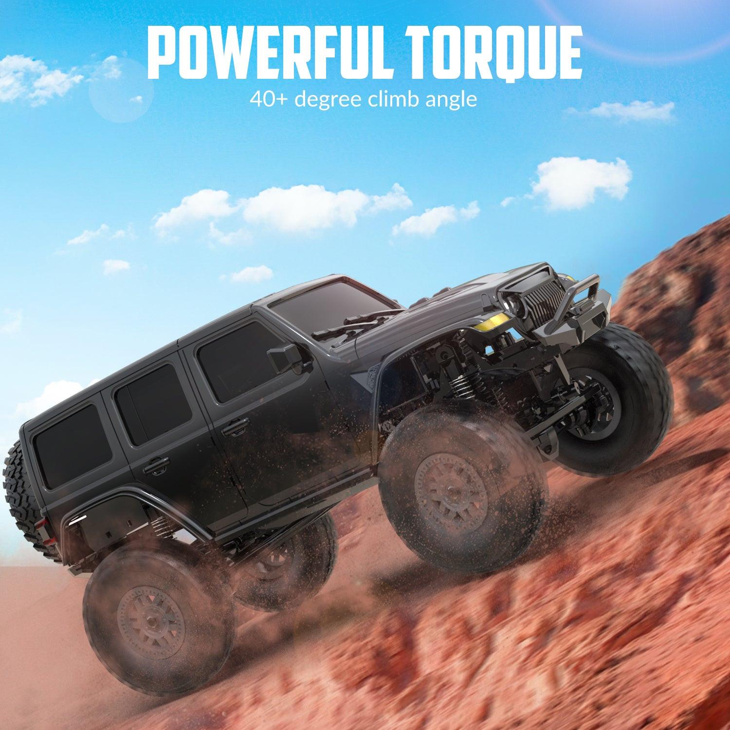 RACENT 1:24 Crawler RC Monster Truck - Rock Climbing | EXHOBBY
