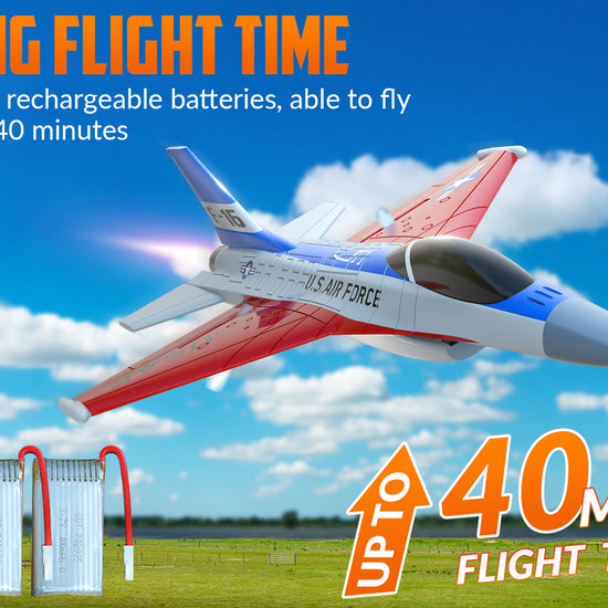 VOLANTEXRC F16 Falcon RC Fighter Jet for Beginners and kids Cool Lights Easy Fly-EXHOBBY LIMITED.