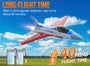 VOLANTEXRC F16 Falcon RC Fighter Jet for Beginners and kids Cool Lights Easy Fly