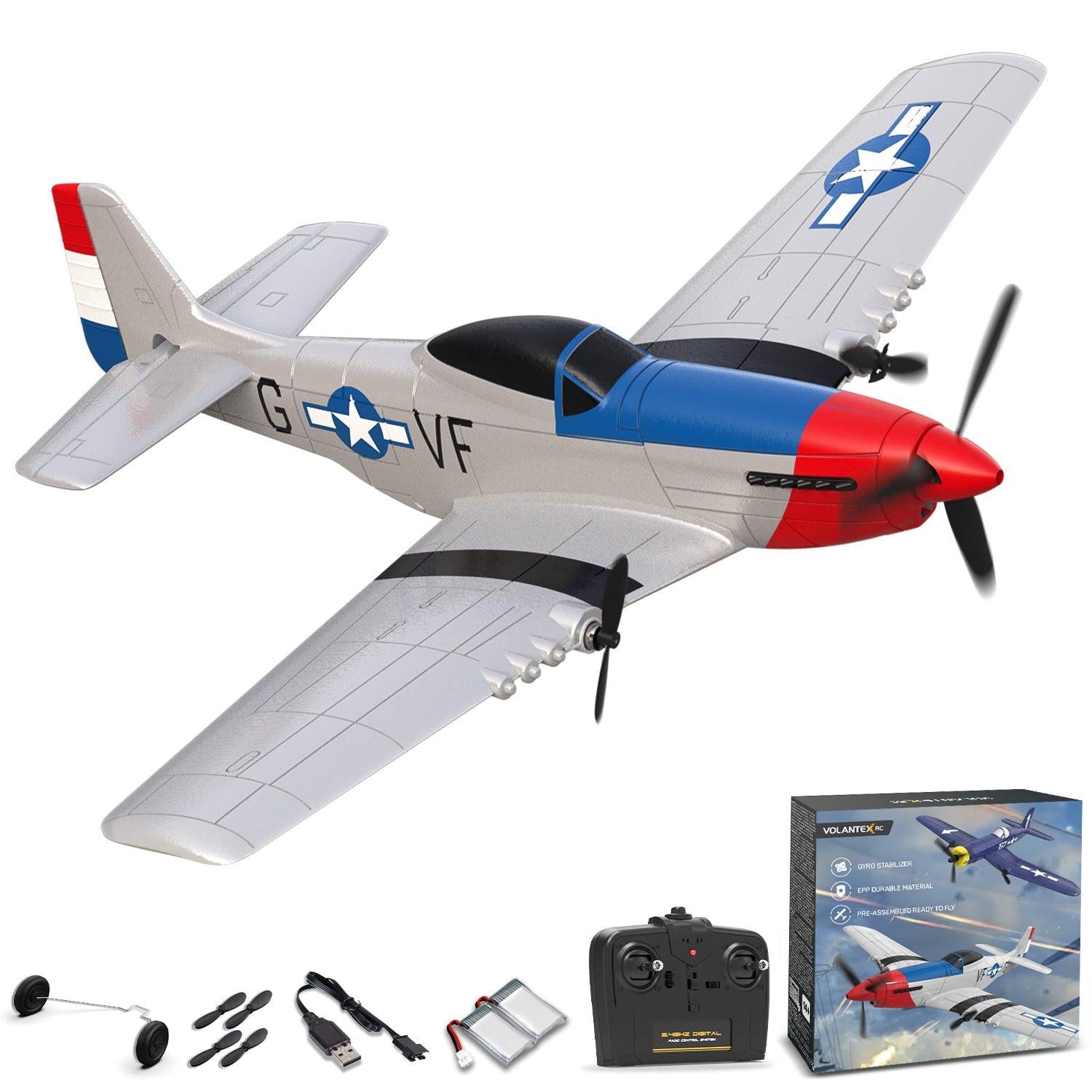 RC P51 Mustang - Scale WWII Warbird Models | EXHOBBY