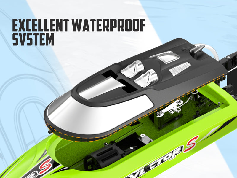 VOLANTEXRC VectorS Brushless RC Boat Self Righting for Lake Racing Kids Adults Great Gift Boat
